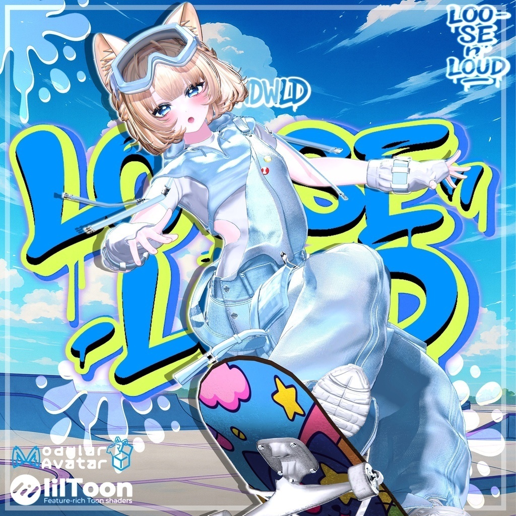 LOOSE-'N-LOUD 블루 스트리트웨어 컬렉션